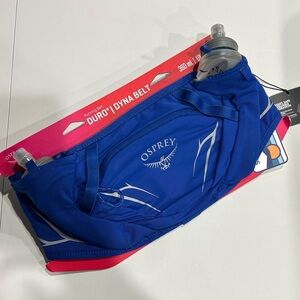 Osprey Men's Women's Duro Dyna Belt + Flasks Blue Sky NWT Pack Bag